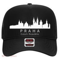 Praha Prague Czech Republic Skyline Hat thumb 0