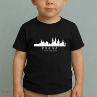 Praha Prague Czech Republic Skyline Toddler T-Shirt thumb 2