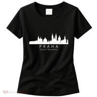 Praha Prague Czech Republic Skyline Women's T-Shirt thumb 0