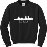 Praha Prague Czech Republic Skyline Kids Sweatshirt thumb 0