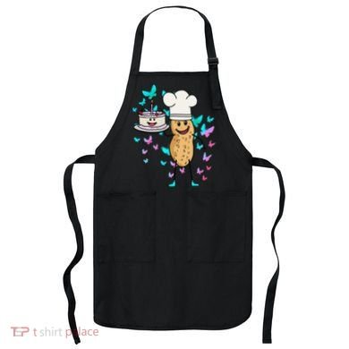 Peanut Peanuts Cream Cake Birthday Greetings Nut Apron