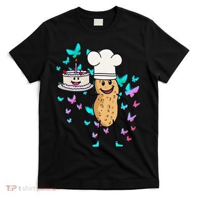 Peanut Peanuts Cream Cake Birthday Greetings Nut T-Shirt