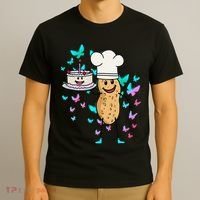 Peanut Peanuts Cream Cake Birthday Greetings Nut T-Shirt thumb 3