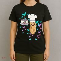 Peanut Peanuts Cream Cake Birthday Greetings Nut T-Shirt thumb 4