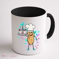 Peanut Peanuts Cream Cake Birthday Greetings Nut Coffee Mug thumb 1