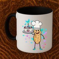 Peanut Peanuts Cream Cake Birthday Greetings Nut Coffee Mug thumb 2