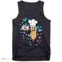 Peanut Peanuts Cream Cake Birthday Greetings Nut Tank Top thumb 0