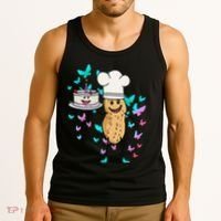 Peanut Peanuts Cream Cake Birthday Greetings Nut Tank Top thumb 3