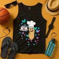 Peanut Peanuts Cream Cake Birthday Greetings Nut Tank Top thumb 4