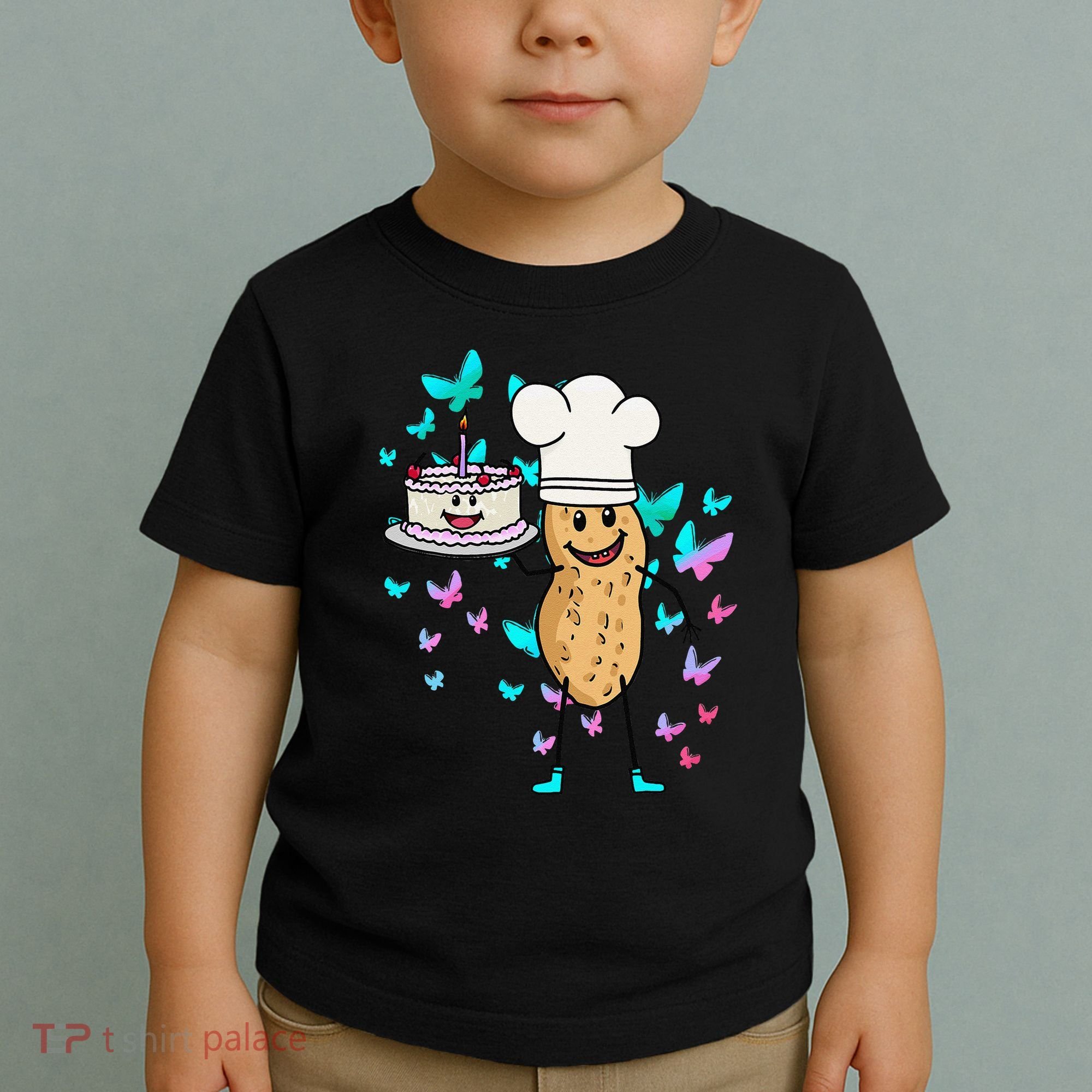 Peanut Peanuts Cream Cake Birthday Greetings Nut Toddler T-Shirt