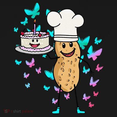 Peanut Peanuts Cream Cake Birthday Greetings Nut Kids Sweatshirt