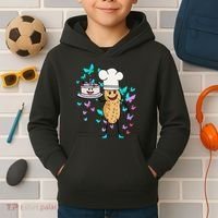Peanut Peanuts Cream Cake Birthday Greetings Nut Kids Hoodie thumb 2