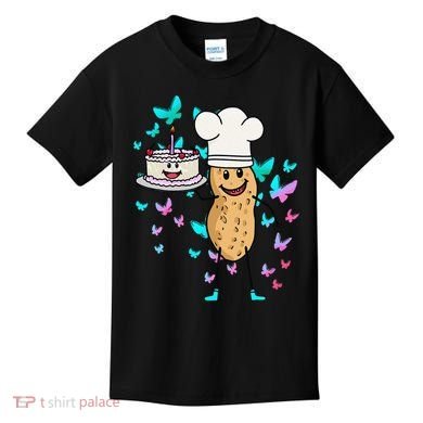 Peanut Peanuts Cream Cake Birthday Greetings Nut Kids T-Shirt