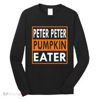 Peter Pumpkin Costume Eater For Couples Matching Halloween Long Sleeve Shirt thumb 0