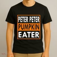 Peter Pumpkin Costume Eater For Couples Matching Halloween T-Shirt thumb 3
