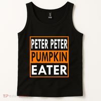 Peter Pumpkin Costume Eater For Couples Matching Halloween Tank Top thumb 2