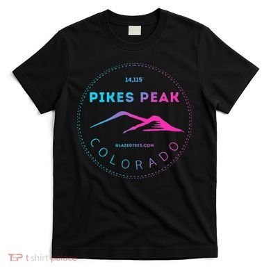 Pikes Peak Colorado Retro Mountain Adventure T-Shirt