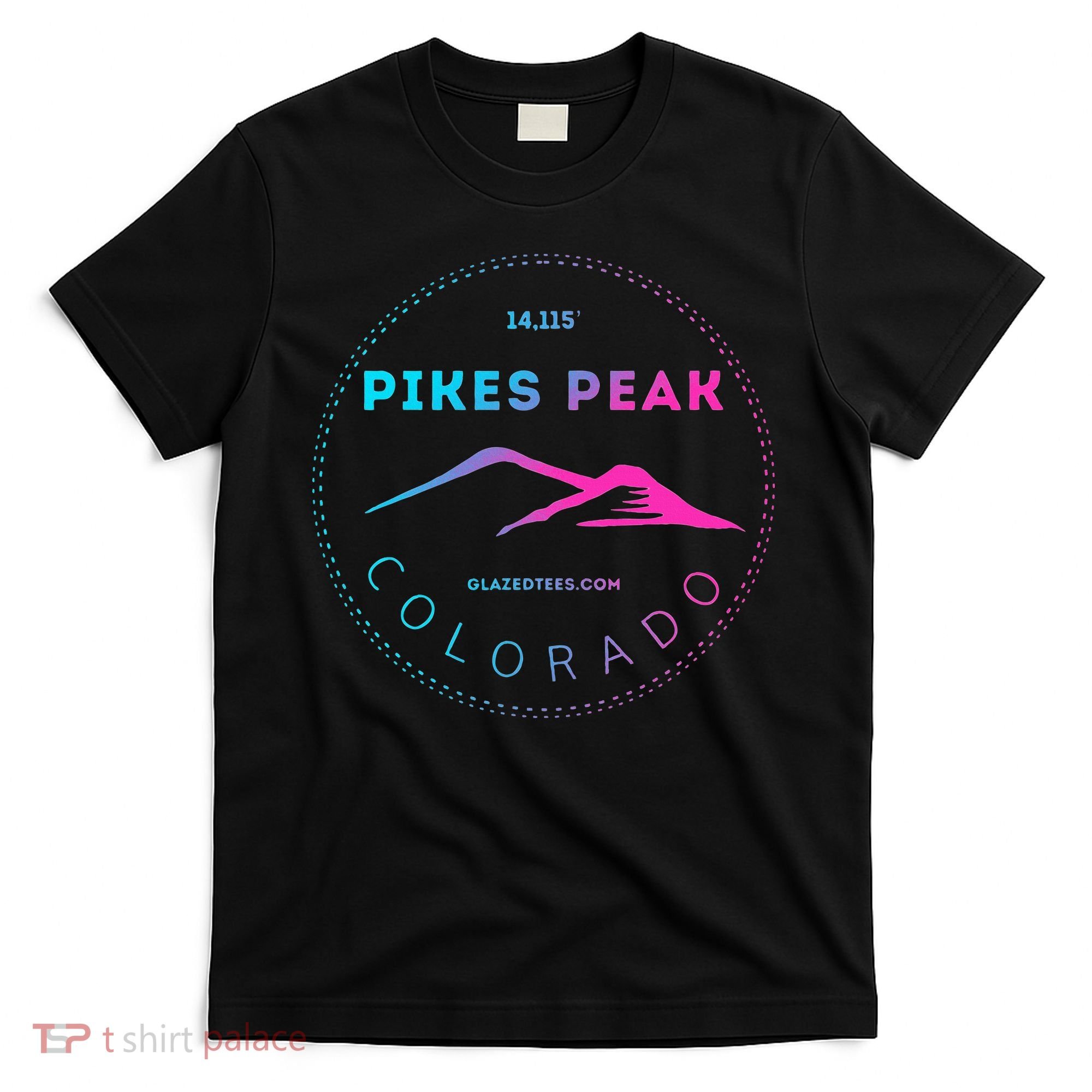 Pikes Peak Colorado Retro Mountain Adventure T-Shirt