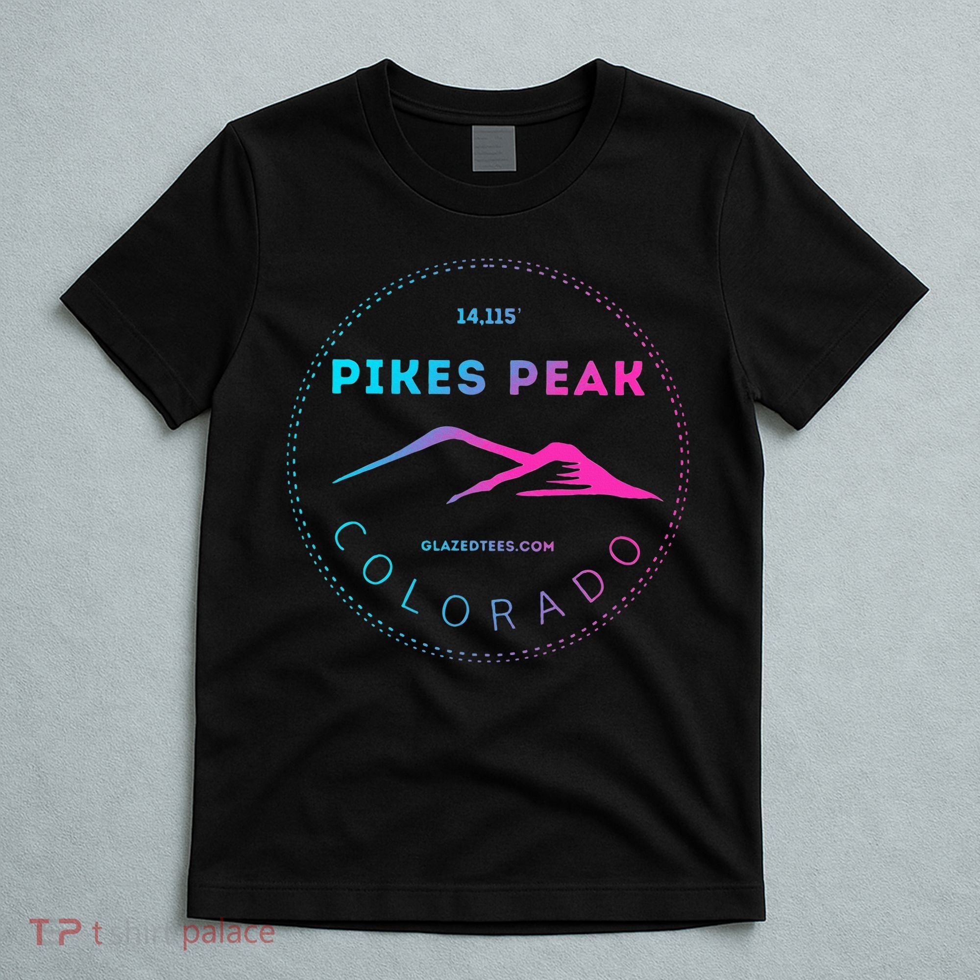 Pikes Peak Colorado Retro Mountain Adventure T-Shirt
