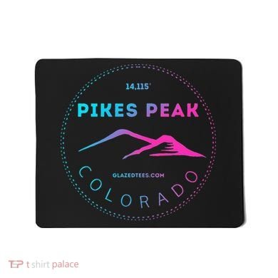 Pikes Peak Colorado Retro Mountain Adventure Mousepad