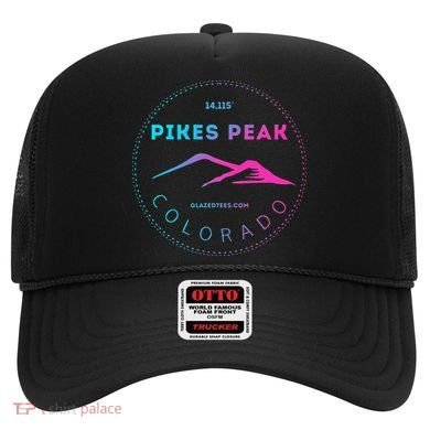 Pikes Peak Colorado Retro Mountain Adventure Hat