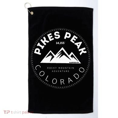 Pikes Peak Colorado Rocky Mountain Golf Towel