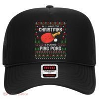 Ping Pong Christmas Table Tennis Player Ugly Xmas Gift Hat thumb 0