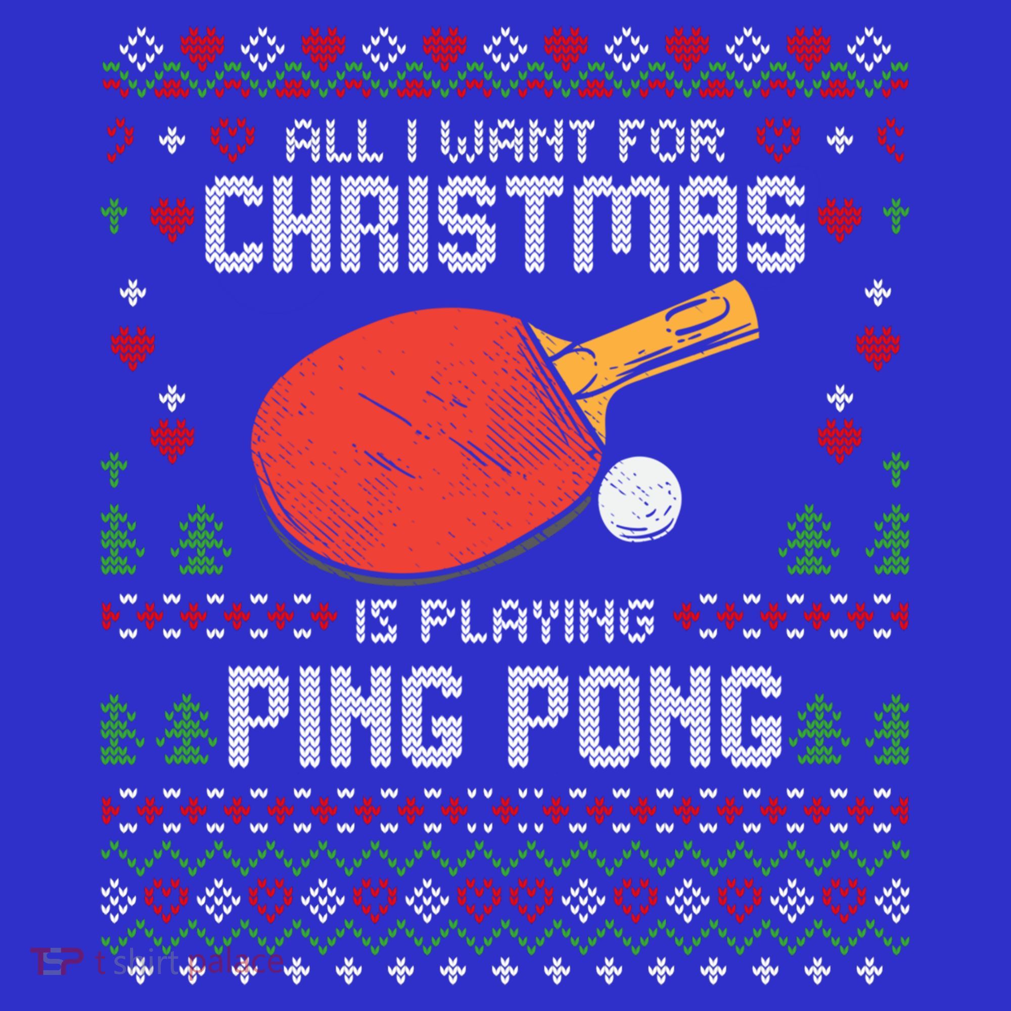 Ping Pong Christmas Table Tennis Player Ugly Xmas Gift Baby Bodysuit