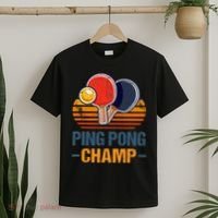 Ping Pong Champ Table Tennis Player Athlete Coach Champion T-Shirt thumb 2