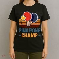 Ping Pong Champ Table Tennis Player Athlete Coach Champion T-Shirt thumb 4