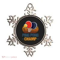 Ping Pong Champ Table Tennis Player Athlete Coach Champion Ornament thumb 0