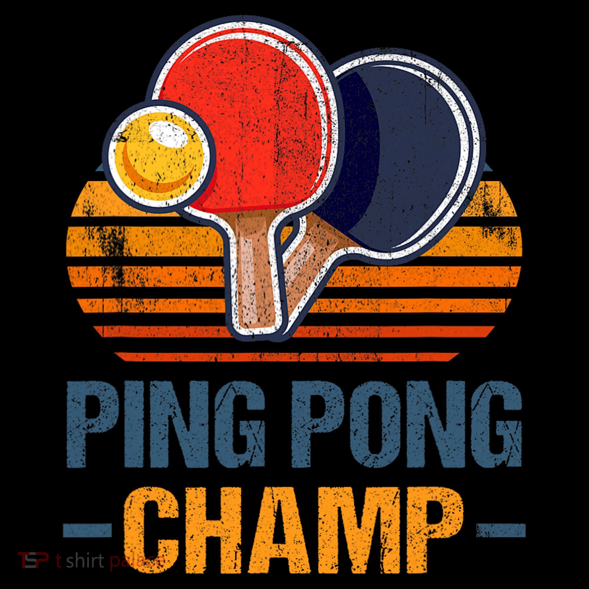 Ping Pong Champ Table Tennis Player Athlete Coach Champion Women's T-Shirt
