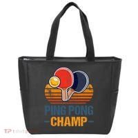 Ping Pong Champ Table Tennis Player Athlete Coach Champion Tote Bag thumb 0