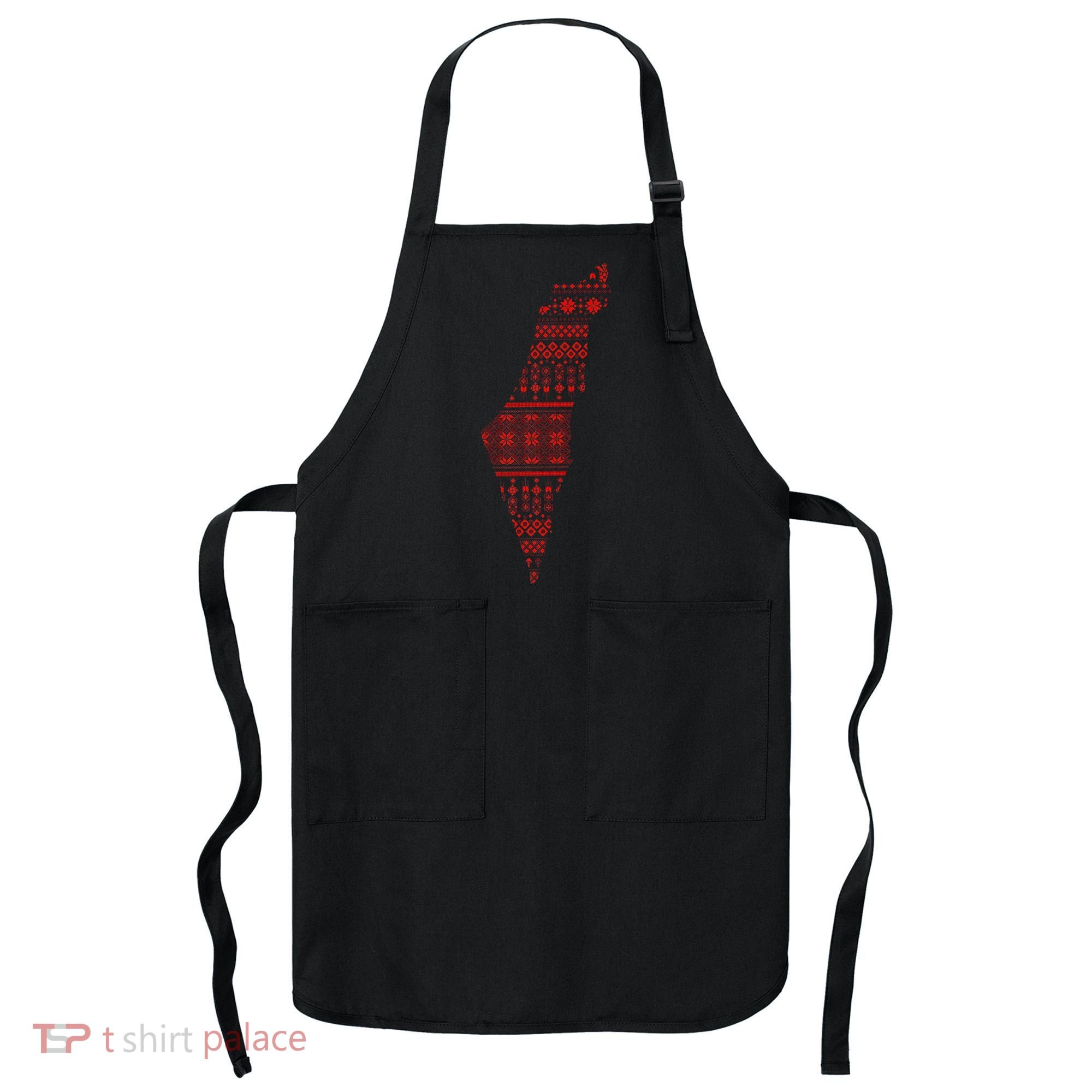 Palestine Palestinian Cross Stitch Map Apron