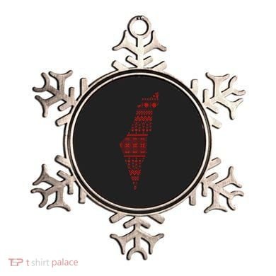 Palestine Palestinian Cross Stitch Map Ornament