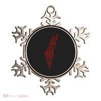 Palestine Palestinian Cross Stitch Map Ornament thumb 0
