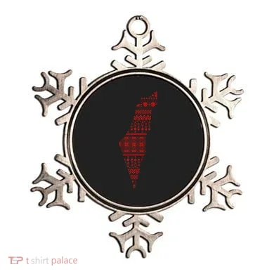 Palestine Palestinian Cross Stitch Map Ornament