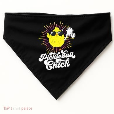 Pickleball Pickleball Chick Pickleball Lover USA-Made Doggie Bandana