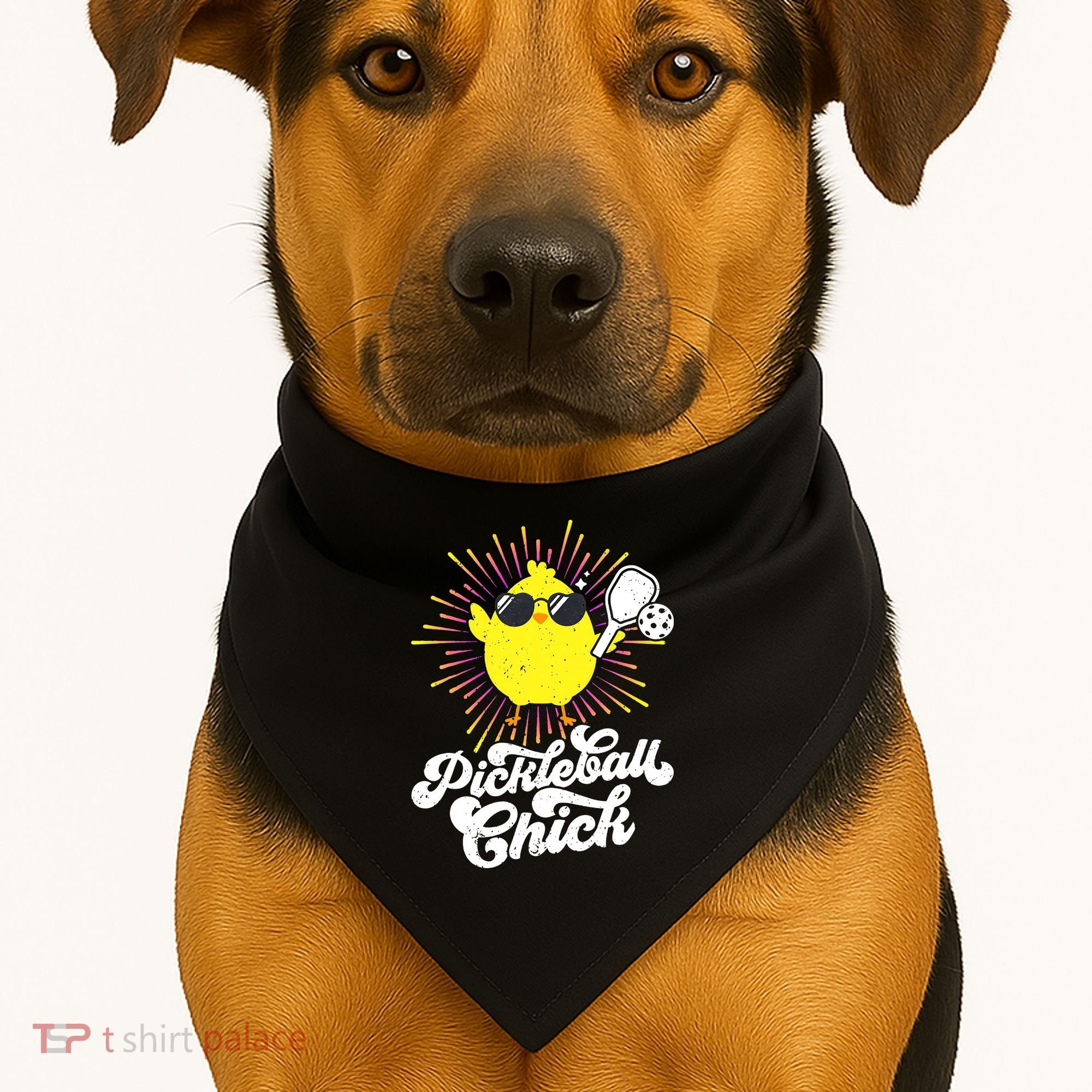 Pickleball Pickleball Chick Pickleball Lover USA-Made Doggie Bandana