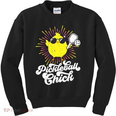Pickleball Pickleball Chick Pickleball Lover Kids Sweatshirt