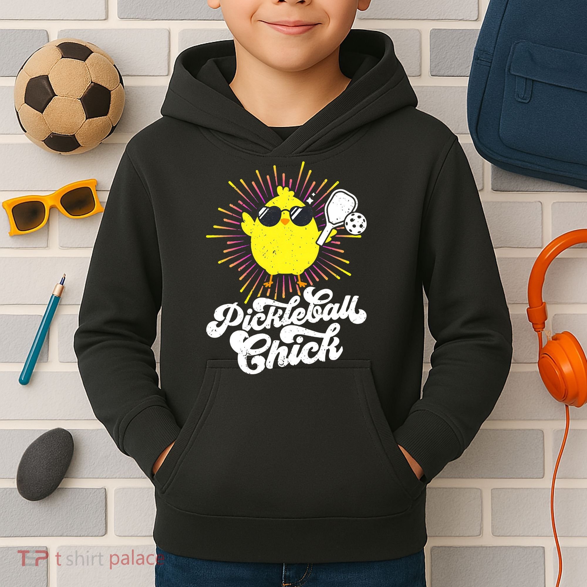 Pickleball Pickleball Chick Pickleball Lover Kids Hoodie