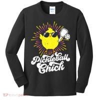 Pickleball Pickleball Chick Pickleball Lover Kids Long Sleeve Shirt thumb 0