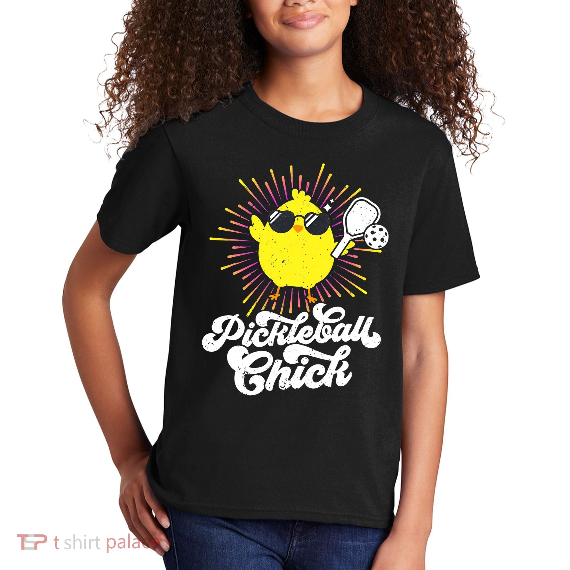 Pickleball Pickleball Chick Pickleball Lover Kids T-Shirt