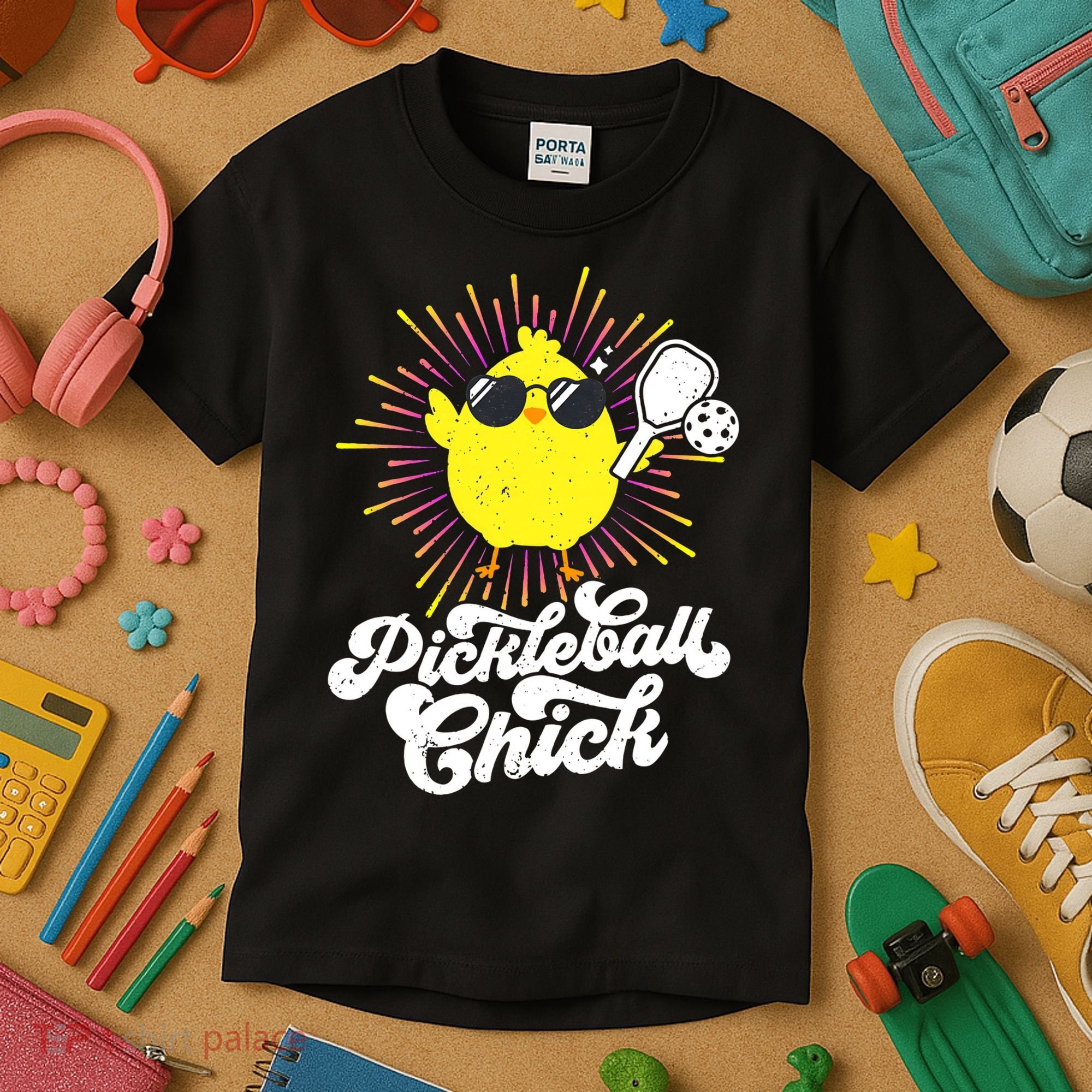 Pickleball Pickleball Chick Pickleball Lover Kids T-Shirt