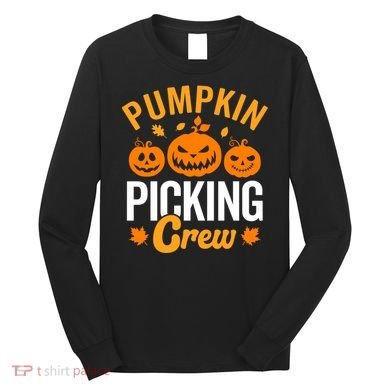 Pumpkin Picking Crew Long Sleeve Shirt