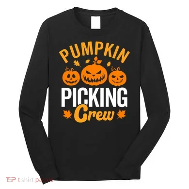 Pumpkin Picking Crew Long Sleeve Shirt