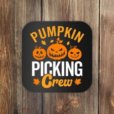 Pumpkin Picking Crew Coaster