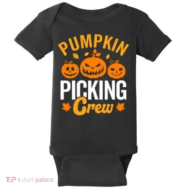 Pumpkin Picking Crew Baby Bodysuit