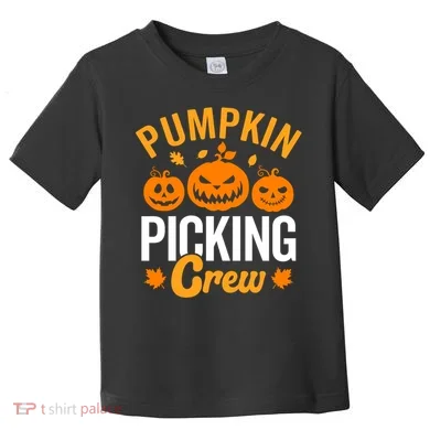 Pumpkin Picking Crew Toddler T-Shirt