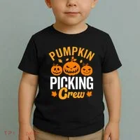 Pumpkin Picking Crew Toddler T-Shirt thumb 2